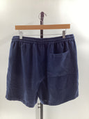 Quince Mens 100% European Linen Drawstring Beach Shorts Deep Navy L