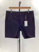 Quince Mens Organic Cotton Classic Stretch Chino Shorts Deep Navy 34
