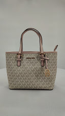Michael Kors Womens Sheila Large Signature Logo Tote Bag Pink Bags