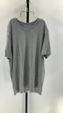 Quince Mens Cotton Modal V-Neck Tee 3-Pack Heather Grey Sleeved Top M