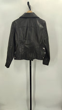 Michael Kors Faux Leather Moto Black XL