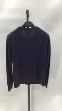 Quince Women's Mongolian Cashmere Cardigan Sweater Black Sleeved Top XS