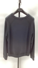 Quince Womens Supersoft Fleece Crew Black Sleeved Top L