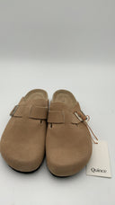 Quince Womens Water Repellent Suede Clog Mule Dune Shoes 7
