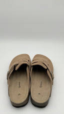 Quince Womens Water Repellent Suede Clog Mule Dune Shoes 9