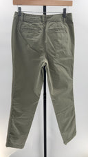 Quince Womens Stretch Cotton Twill Girlfriend Chino Pants Old Olive 25