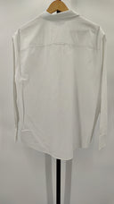 Quince Women Organic Cotton Relaxed Oxford Shirt White L