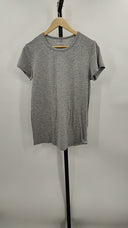 Quince Maternity Cotton Modal Crewneck Tee Heather Grey XS