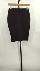 Quince Womens Ultra-Stretch Ponte Pencil Skirt Black XS