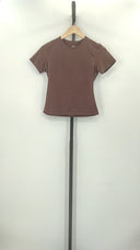 Quince Women's Brown Sleeved Top S