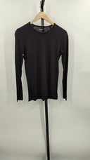 Quince Womens 100% Merino Wool All-Season Long Sleeve Black S