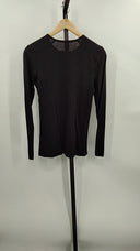 Quince Womens 100% Merino Wool All-Season Long Sleeve Black S