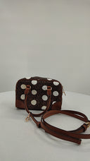 Michael Kors Women Extra Small Satchel Crossbody Bag Brown OS