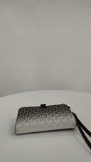 Michael Kors Womens Large Double Zip Wrstlightweight Black Wallet