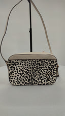 Michael Kors Womens Jet Set Large Leopard-Print Calf Hair Crossbody Bag Bags