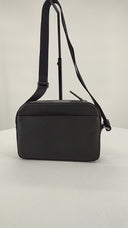 Michael Kors Mens Hudson Pebbled Leather Utility Crossbody Bag Black Bags