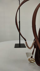 Michael Kors Womens Jet Set Large Saffiano Leather Shoulder Bag Brown Bags