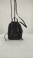 Michael Kors Womens Jaycee Extra-Small Pebbled Leather Backpack Black