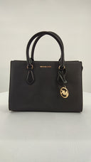 Michael Kors Womens Sheila Small Satchel Black Bags