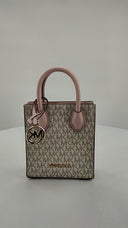 Michael Kors Women Extra Small North South Shopper Crossbody Bag Pink OS
