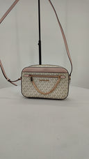 Michael Kors Womens Jet Set Large Logo Crossbody Bag Pink Bags