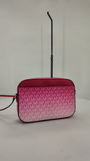 Michael Kors Womens Large East West Zip Chain Crossbody Dragonfruit Bags