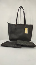 Michael Kors Womens Large 3In1 Tote Black Bags