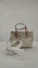 Michael Kors Womens Extra Small Cryl Conv Tz Tote Pwd Blsh Mlt Bags