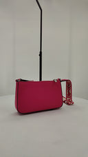 Michael Kors Womens Jet Set Medium Saffiano Leather Crossbody Bag Pink Bags