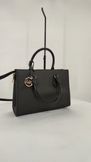 Michael Kors Womens Sheila Medium Satchel Black Bags