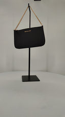 Michael Kors Womens Jet Set Medium Saffiano Leather Crossbody Bag Black Bags