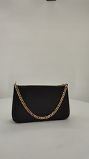 Michael Kors Womens Jet Set Medium Saffiano Leather Crossbody Bag Black Bags