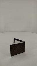 Michael Kors Womens Harrison Logo Billfold Wallet With Passcase Brown