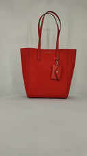 Michael Kors Vincent Large Saffiano Leather Tote Bag With Card Case Orange