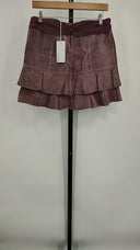 Bebe Womens Vintage Mini Skirt Amethyst Basic Purple 6