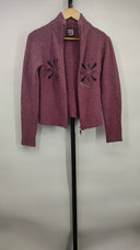 GURU Womens Cropped Cardigan Pink Outerwear S