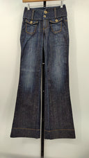 Miss Sixty Collection Womens Crew Flare Jeans Blue Pants 24