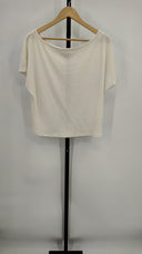 Express Womens One Eleven Ivory Business Dress Shirt Top Sleeved White L
