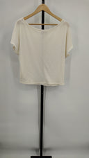 Express Womens One Eleven Ivory Business Dress Shirt Top Sleeved White L