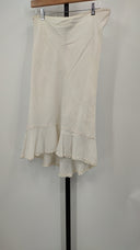 Byles Womens Midi Skirt Cream Basic Sleeved Dress M