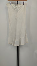 Byles Womens Midi Skirt Cream Basic Sleeved Dress M