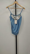 Mexx Womens Camisole Blue Sleeved Top M