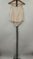 Yusutex Womens Spaghetti Strap Bloue Cream M
