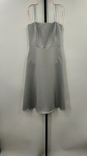 Laundry by Shelli Segal Womens Spaghetti Strap Dress Silver 6
