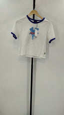 Marc Jacob's Heaven Baby Tee Logo Short Sleeve Blue Sleeved Top XL