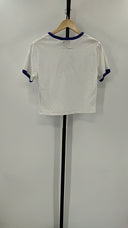 Marc Jacob's Heaven Baby Tee Logo Short Sleeve Blue Sleeved Top XL