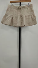 Derek Heart Womens Pocket Mini Skirt Tan M