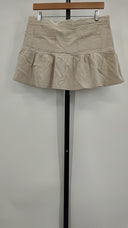 Derek Heart Womens Pocket Mini Skirt Tan M