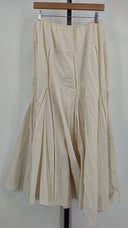 Karen Kane Womens Maxi Skirt Cream Basic S