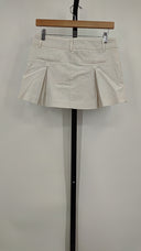 Guess Womens Mini Pleated Skorts Cream Shorts 27